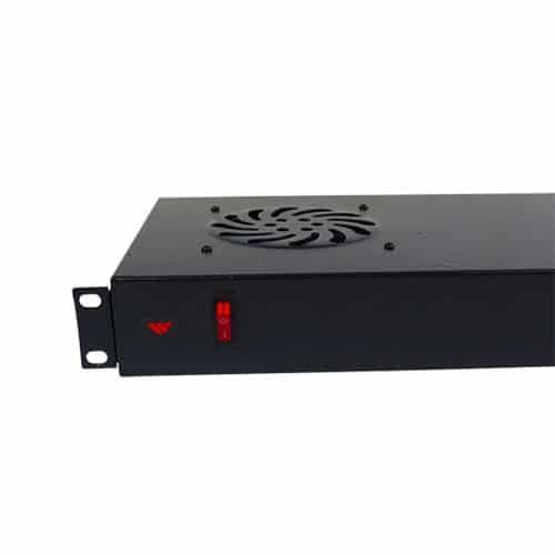 Wideband 1RU Fan Tray With 2 Fans To Suit 19 inch Data Cabinet