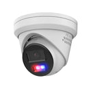 HiLook IPC-T289H-MU/SL 8MP All-in-One Turret – Fixed 2.8mm, Strobe Light, Mic & Speaker