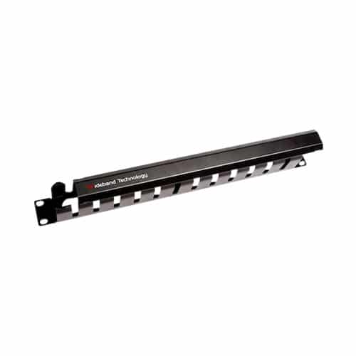 Wideband 1RU Metal Cable Minder With Metal Cover