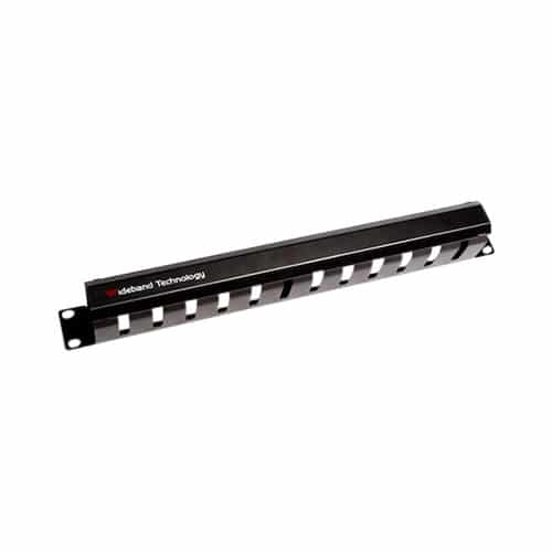 Wideband 1RU Metal Cable Minder With Metal Cover