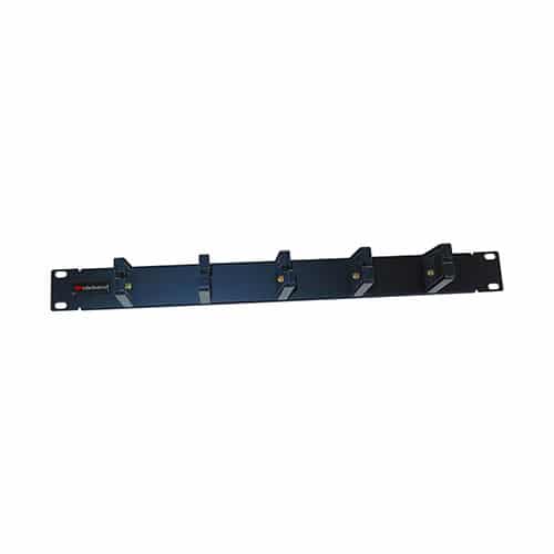Wideband 1RU Cable Manager with 5 Plastic Rings