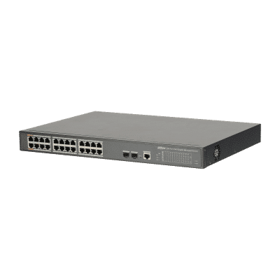 DaHua 24 Port PoE GigaBit Switch (Managed) – DH-PFS4226-24GT-240