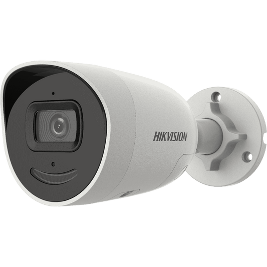 Hikvision – 4MP AcuSense Strobe Light + Audible Warning Fixed Bullet Network CCTV Camera 2.8mm – DS-2CD2046G2-I