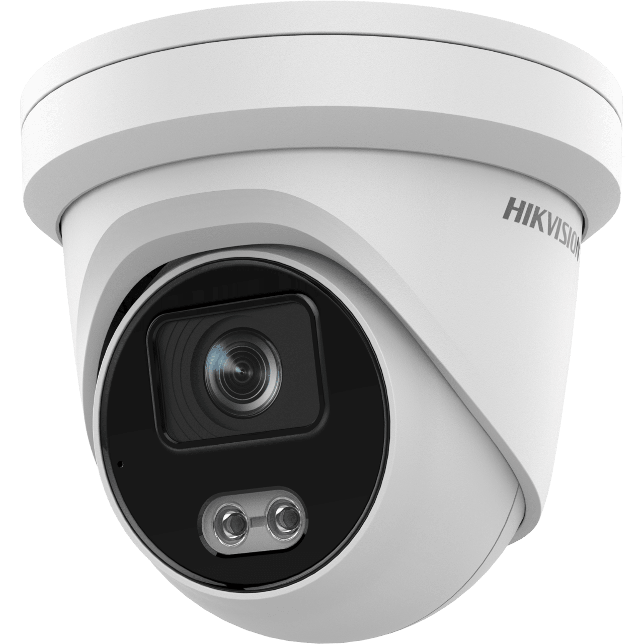 Hikvision – 4MP Outdoor ColorVu Gen 2 Turret Camera, 24/7 Colour with AcuSense, 2.8mm 112 deg Built in Mic – DS-2CD2347G2-LU2