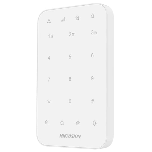 Hikvision – DS-PK1-E-WB – AX Pro Wireless Keypad