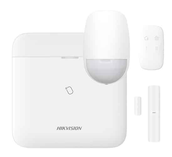 Hikvision – DS-PWA96-Kit-WB – AX Pro Alarm Security Kit – Control Panel, Reed, PIR + Remote