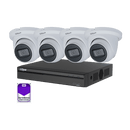 Dahua 4 Channel CCTV Security Kit: 4 Channel 4K NVR (2TB), 4 x 6MP DaHua WizSense Starlight IR CCTV Camera