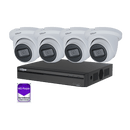 Dahua 4 Channel Lite Series CCTV Security Kit: 4 Channel 4K NVR (4TB HD), 4 PoE 6MP Starlight CCTV Cameras