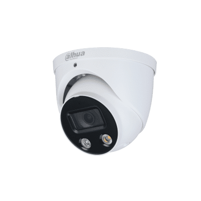 DaHua 5MP TIOC Full-color Active Deterrence Fixed-focal WizSense Turret CCTV Network Camera – DH-IPC-HDW3549HP-AS-PV-0280B