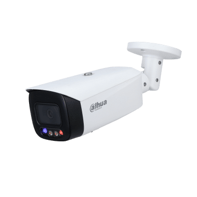 Dahua 5MP Full-color Active Deterrence Fixed-focal Bullet WizSense CCTV Network Camera – DH-IPC-HFW3549T1-AS-PV