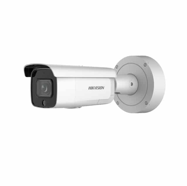 HikVision – DS-2CD2646G2-IZSU/SL – 4MP AcuSense Strobe Light and Audible Warning Motorized Varifocal Bullet Network Camera