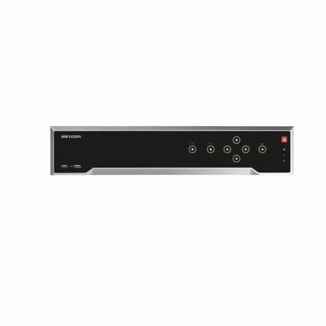 Hikvision – DS-7732NI-I4-24P-32Ch – 32 Channel 24 PoE 4K 1.5RU, 4 x HDD Bays CCTV NVR (3TB HDD Included)