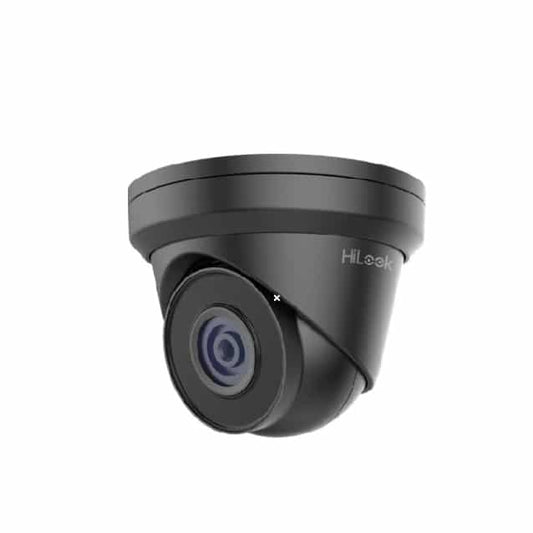 HiLook – IPC-T240H – Black 4MP 2.8mm Turret 30m IR PoE CCTV Network IP Camera