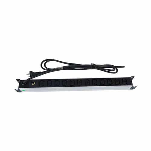 Wideband 12 way vertical PDU x 10A IEC C13 outlets with 10amp Aussie plug