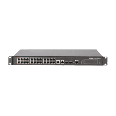 DaHua 24-Port PoE Switch – DH-PFS4226-24ET-240