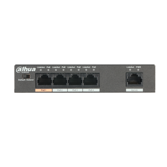 Dahua 4-Port PoE Switch (Unmanaged) – DH-PFS3006-4ET-60